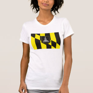Camiseta T-shirt da bandeira de Baltimore