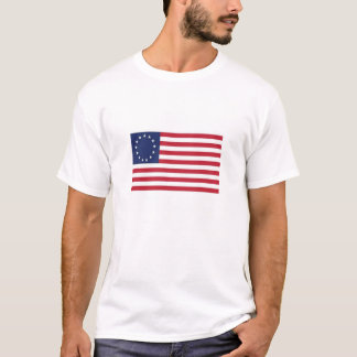 Camiseta T-shirt da bandeira de Betsy Ross
