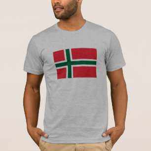 Camiseta T-shirt da bandeira de Bornholm Amt