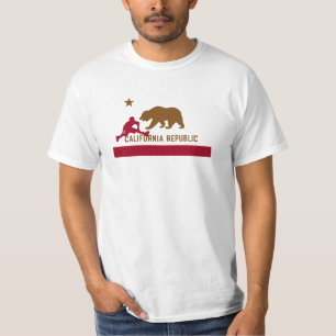 Camiseta T-shirt da bandeira de Califórnia - Rollerblade