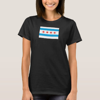 Camiseta T-shirt da bandeira de Chicago