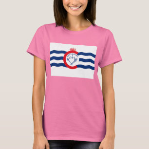 Camiseta T-shirt da bandeira de Cincinnati