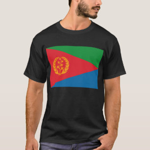 Camiseta T-shirt da bandeira de Eritrea