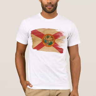 Camiseta T-shirt da bandeira de Florida