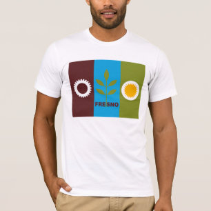Camiseta T-shirt da bandeira de Fresno
