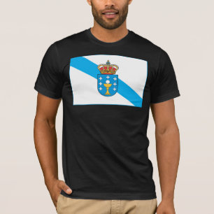 Camiseta T-shirt da bandeira de Galiza