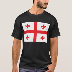 Camiseta T-shirt da bandeira de Geórgia