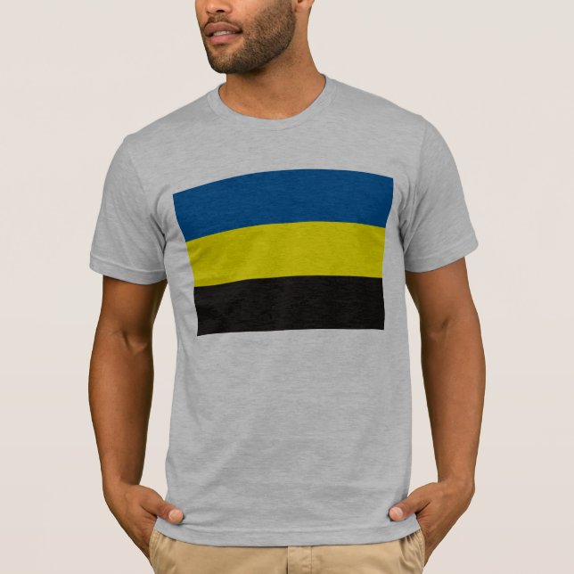 Camiseta T-shirt da bandeira de Güéldria (Frente)