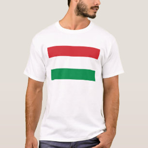 Camiseta T-shirt da bandeira de Hungria