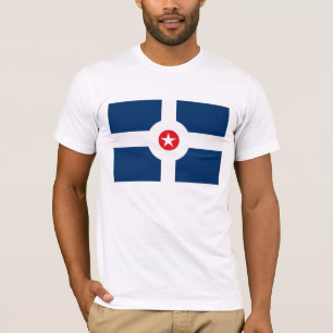 Camiseta T-shirt da bandeira de Indianapolis