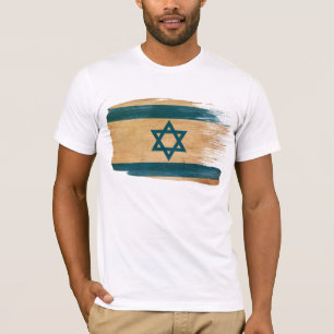 Camiseta T-shirt da bandeira de Israel