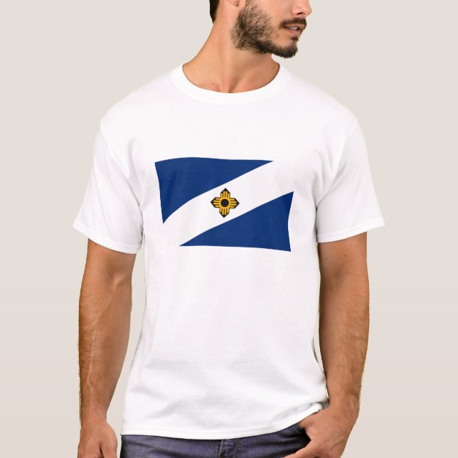 Camiseta T-shirt da bandeira de Madison (Frente)