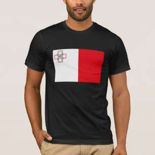 Camiseta T-shirt da bandeira de Malta