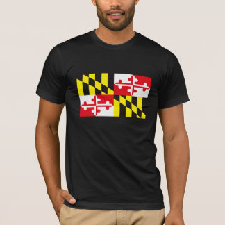 Camiseta T-shirt da bandeira de Maryland
