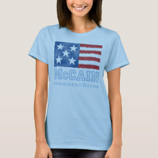 Camiseta T-shirt da bandeira de McCAIN