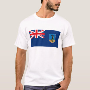 Camiseta T-shirt da bandeira de Montserrat