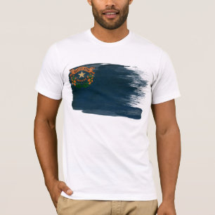 Camiseta T-shirt da bandeira de Nevada