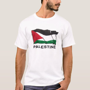 Camiseta T-shirt da bandeira de Palestina