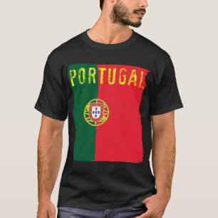 Camiseta T-shirt da bandeira de Portugal