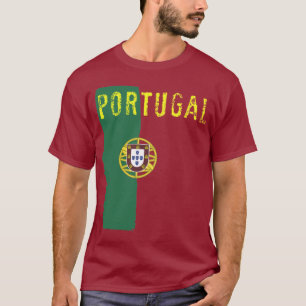 Camiseta T-shirt da bandeira de Portugal