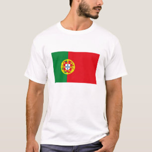 Camiseta T-shirt da bandeira de Portugal