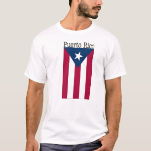 Camiseta T-shirt da bandeira de Puerto Rico