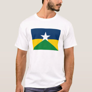 Camiseta T-shirt da bandeira de Rondonia
