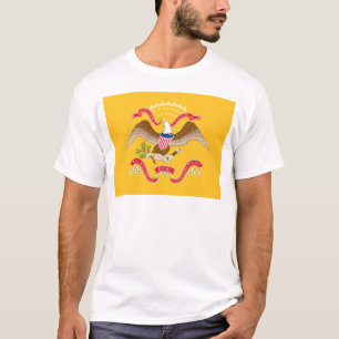 Camiseta T-shirt da bandeira de Rough Riders