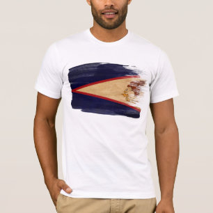 Camiseta T-shirt da bandeira de Samoa Americanas