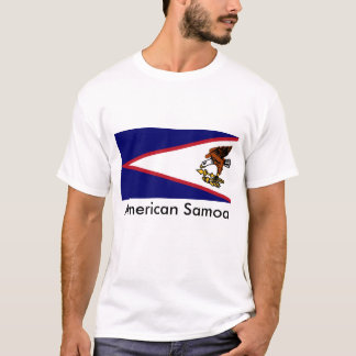 Camiseta T-shirt da bandeira de Samoa Americanas