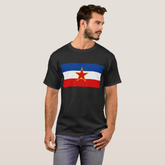 Camiseta T-shirt da bandeira de SFRJ Jugoslávia