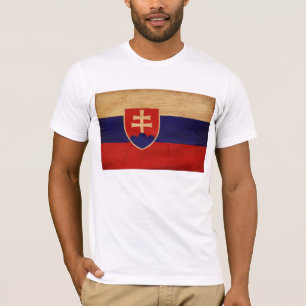 Camiseta T-shirt da bandeira de Slovakia