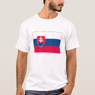 Camiseta T-shirt da bandeira de Slovakia