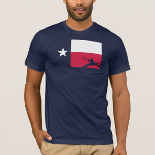 Camiseta T-shirt da bandeira de Texas - caiaque