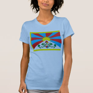 Camiseta T-shirt da bandeira de Tibet