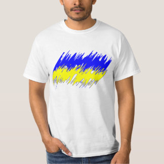 Camiseta T-shirt da bandeira de Ucrânia