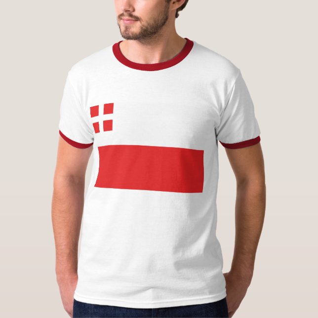 Camiseta T-shirt da bandeira de Utrecht (Frente)
