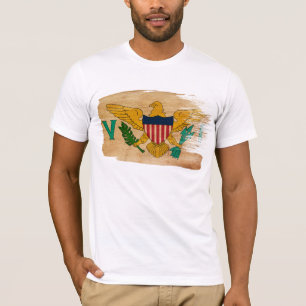 Camiseta T-shirt da bandeira de Virgin Islands