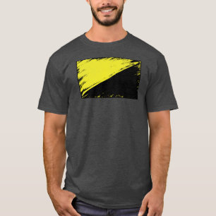 Camiseta t-shirt da bandeira do Anarcho-capitalista