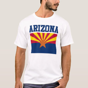 Camiseta T-shirt da bandeira do estado da arizona