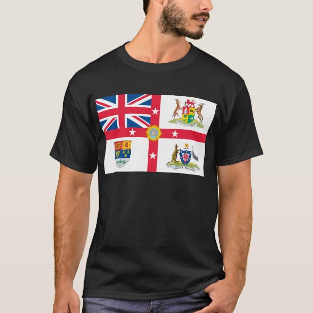 Camiseta T-shirt da bandeira do Império Britânico (Frente)
