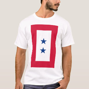 Camiseta t-shirt da bandeira do serviço da estrela 2-Star