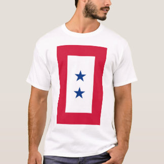 Camiseta t-shirt da bandeira do serviço da estrela 2-Star