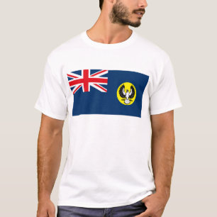 Camiseta T-shirt da bandeira do Sul da Austrália