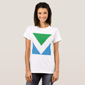 Camiseta T-shirt da BANDEIRA do VEGAN