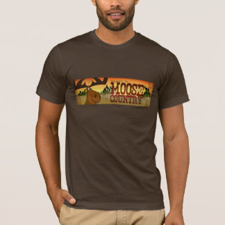 Camiseta T-shirt da bandeira dos alces dos homens