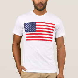 Camiseta T-shirt da bandeira dos E.U.