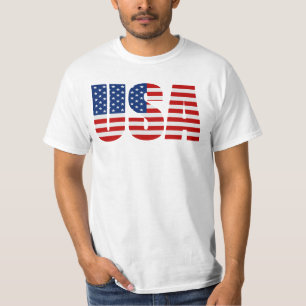CAMISETA T-SHIRT DA BANDEIRA DOS EUA