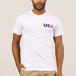 Camiseta T-shirt da bandeira dos EUA