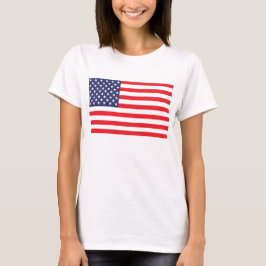 Camiseta T-shirt da bandeira dos EUA